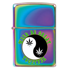 ZIPPO LEAF YING & YANG DESGIN