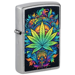 ZIPPO PSYCHEDELIC CANNABIS DESGIN