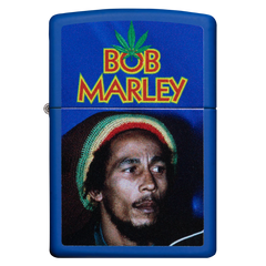 ZIPPO ROYAL BLUE MATTE BOB MARLEY