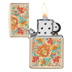 ZIPPO VINTAGE FLORAL DESIGN - SmokeTime