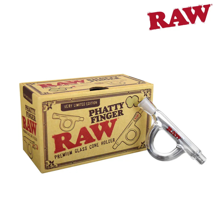 RAW GLASS RING CONE HOLDER
