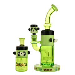 9.5" PANDA BONG WITH MATCHING ASH CATCHER WITH GIFT BOX