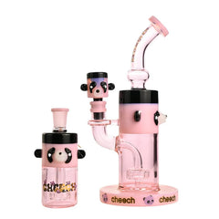 9.5" PANDA BONG WITH MATCHING ASH CATCHER WITH GIFT BOX