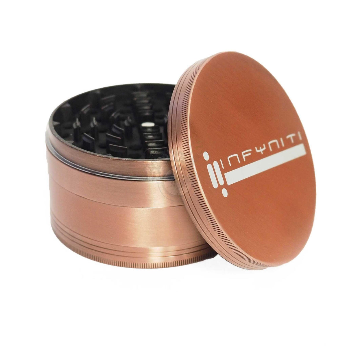 100mm Infyniti Brand Zinc Grinder - SmokeTime