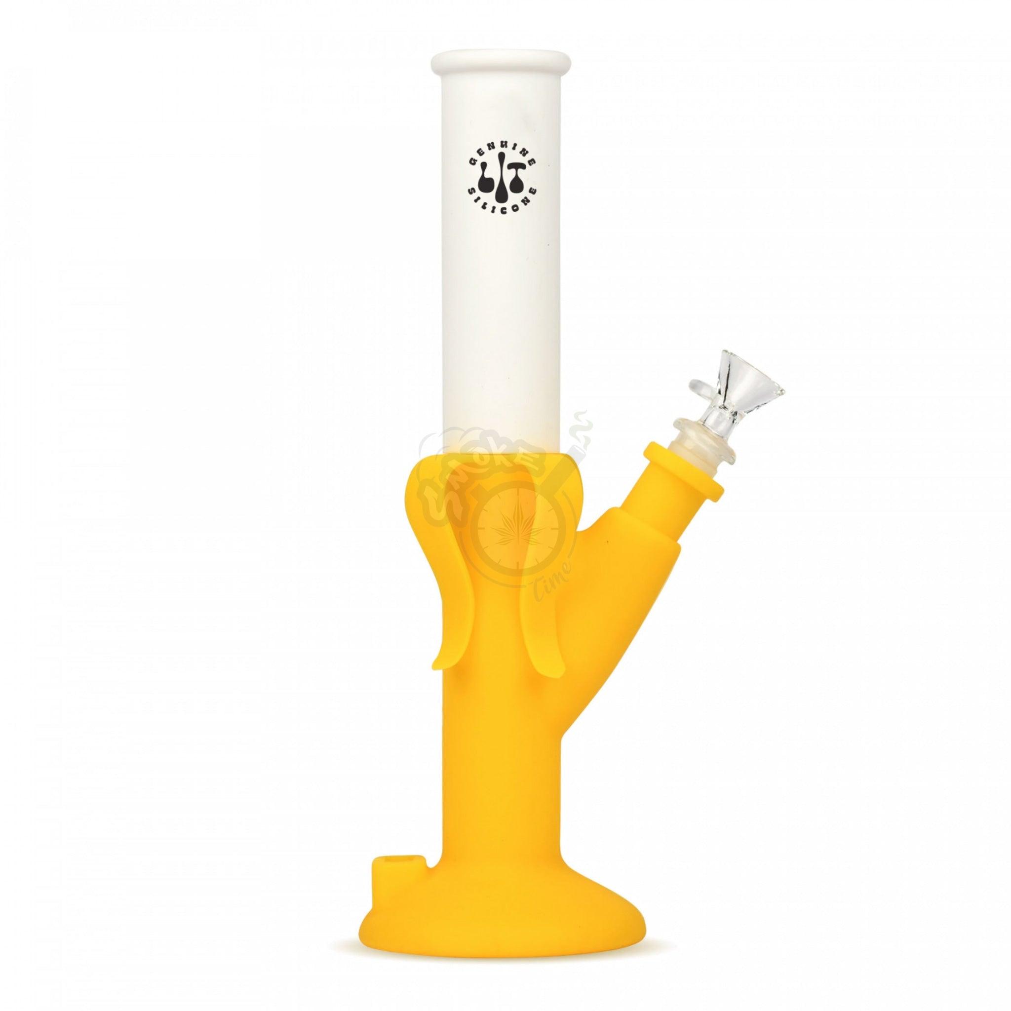 12" Silicone Banana Water Pipe (TS133-Y) - SmokeTime