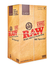RAW Pre-Rolled Cones 98 Special Cones [Different Quantity]