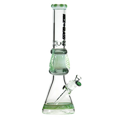 17" Nice Glass Crowned Diablo Bong