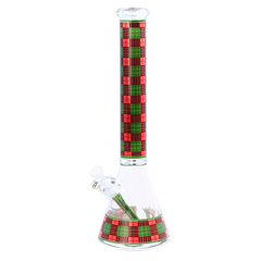 Hoss Glass Tartan Beaker (18")  (H164)