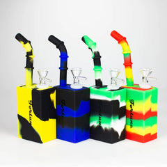 8" Hydrographic Silicone Square Pipe-Assorted