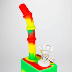 8" Hydrographic Silicone Square Pipe-Assorted