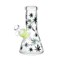 420 Celebration Beaker Glass Water Pipe - 8" / 14mm F