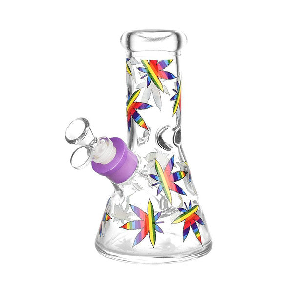 420 Celebration Beaker Glass Water Pipe - 8" / 14mm F