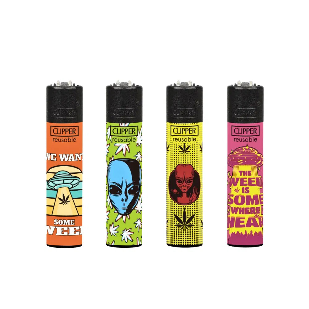 Clipper Galaxy Leaves Mini Lighter