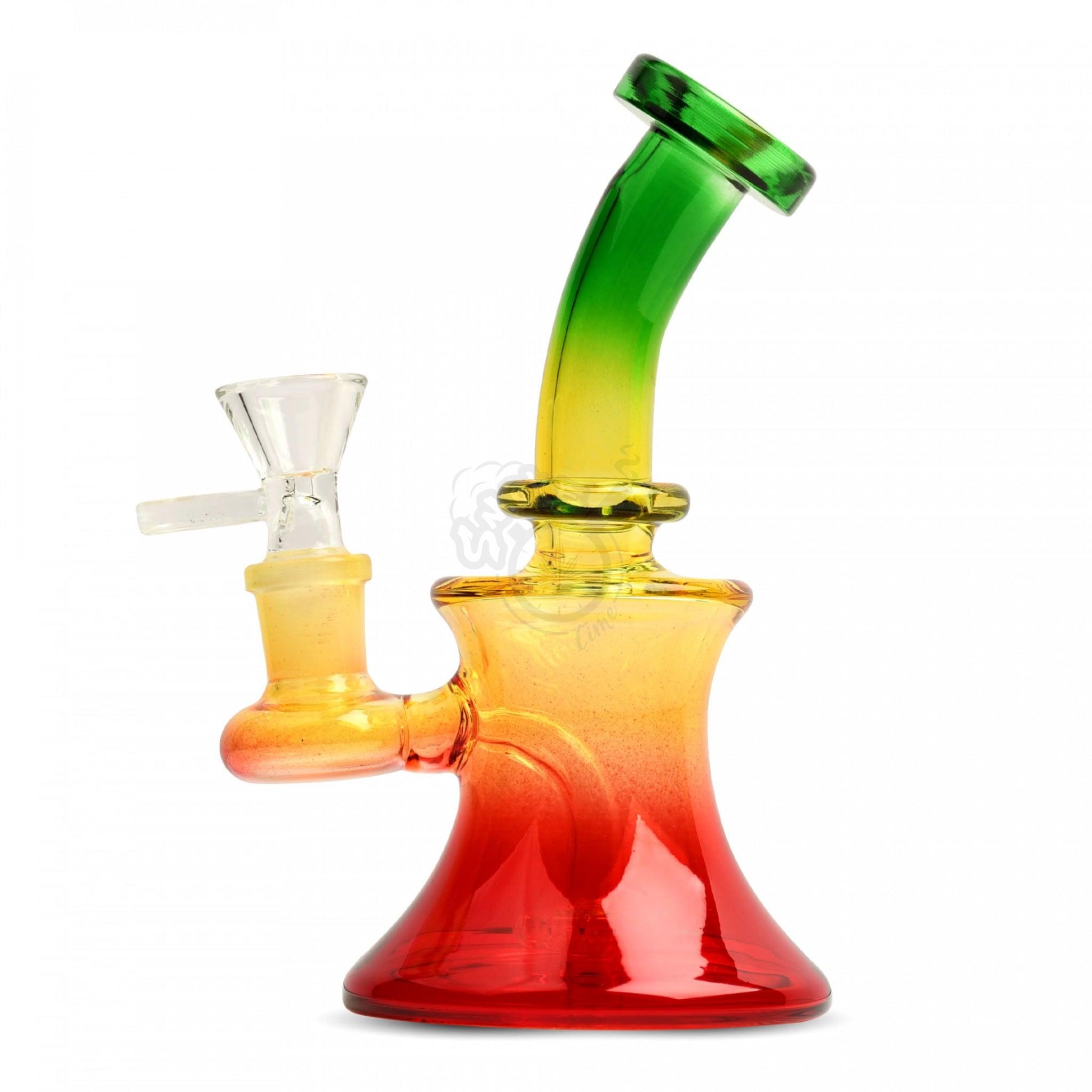 5" Day Glow Bubbler - SmokeTime