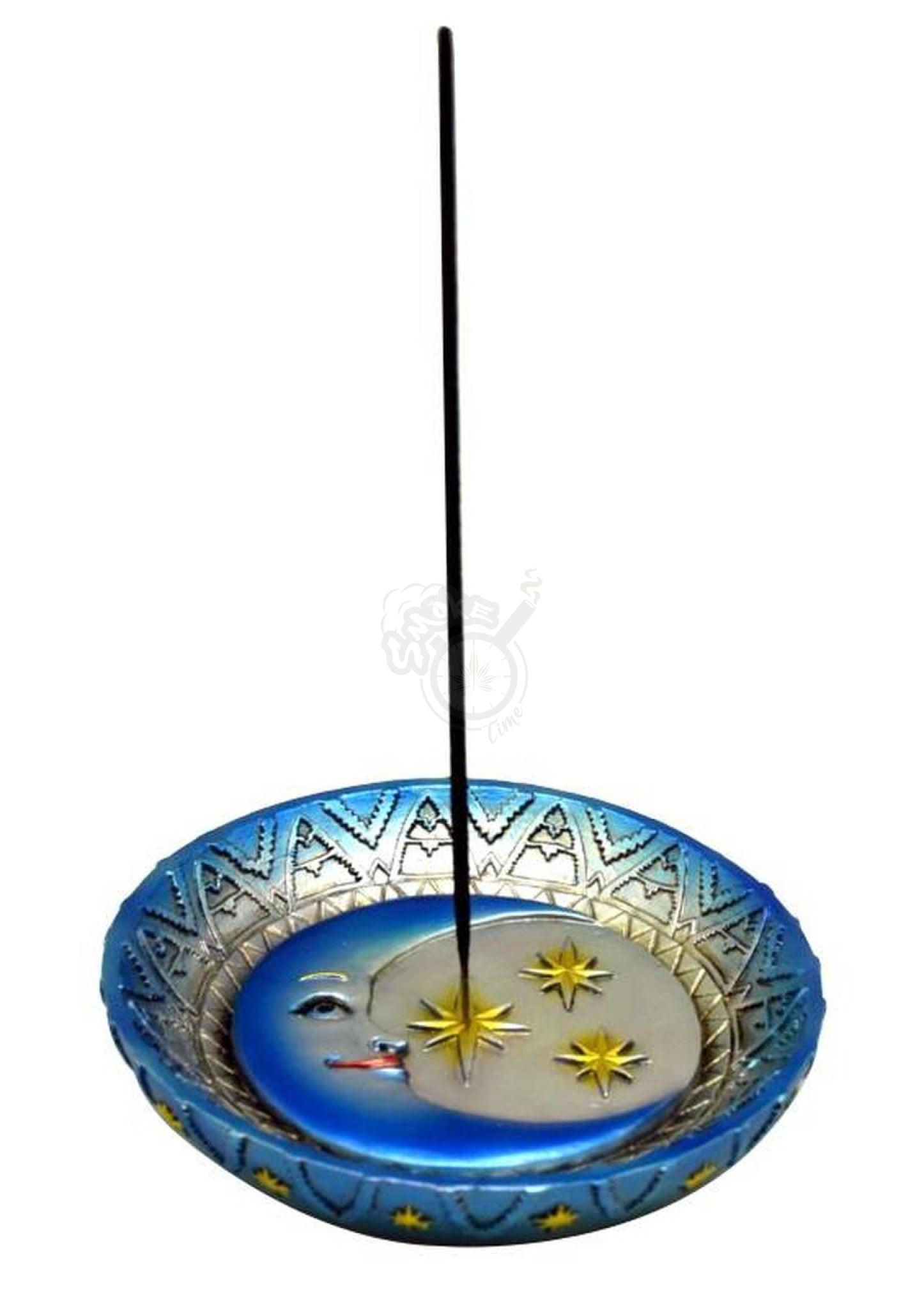 5" Round Moon & Stars Incense Burner - SmokeTime