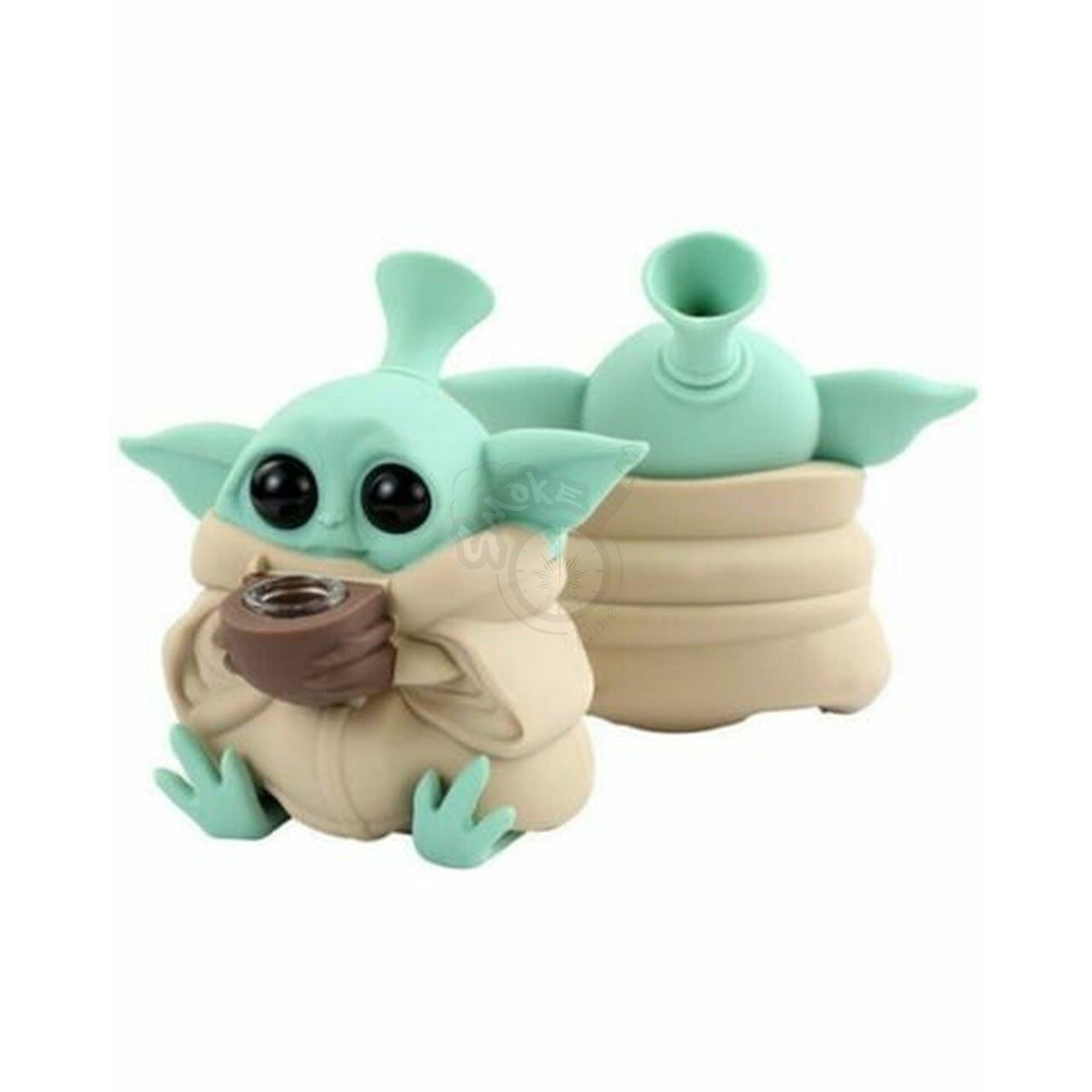 7" Baby Yoda Silicone Bong - SmokeTime