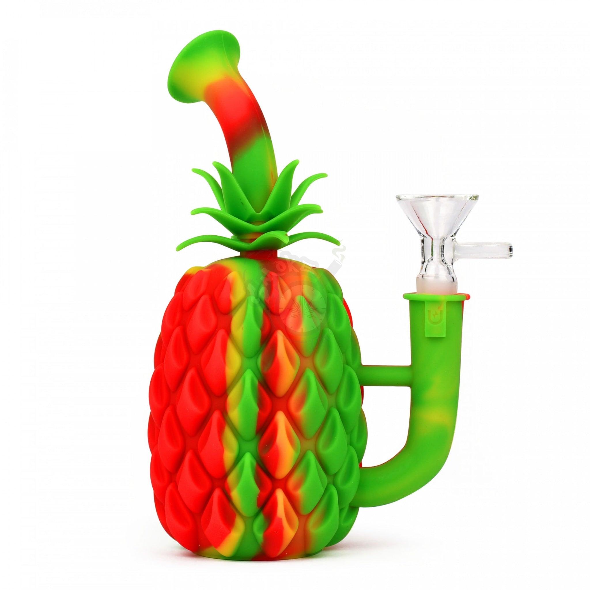 7" Silicone Pineapple Water Pipe (TS136) - SmokeTime