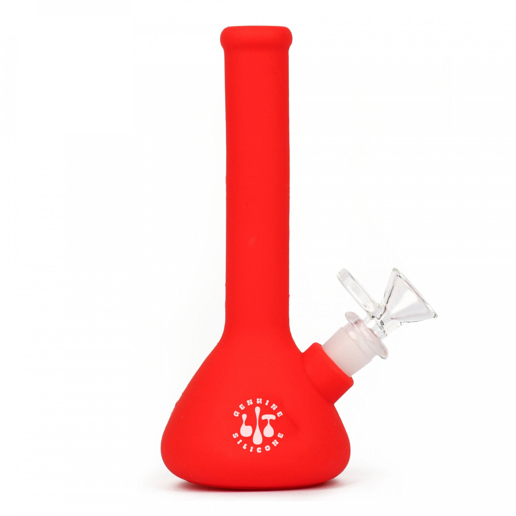 7.5" Beaker Water Pipe -LIT Silicone - SmokeTime