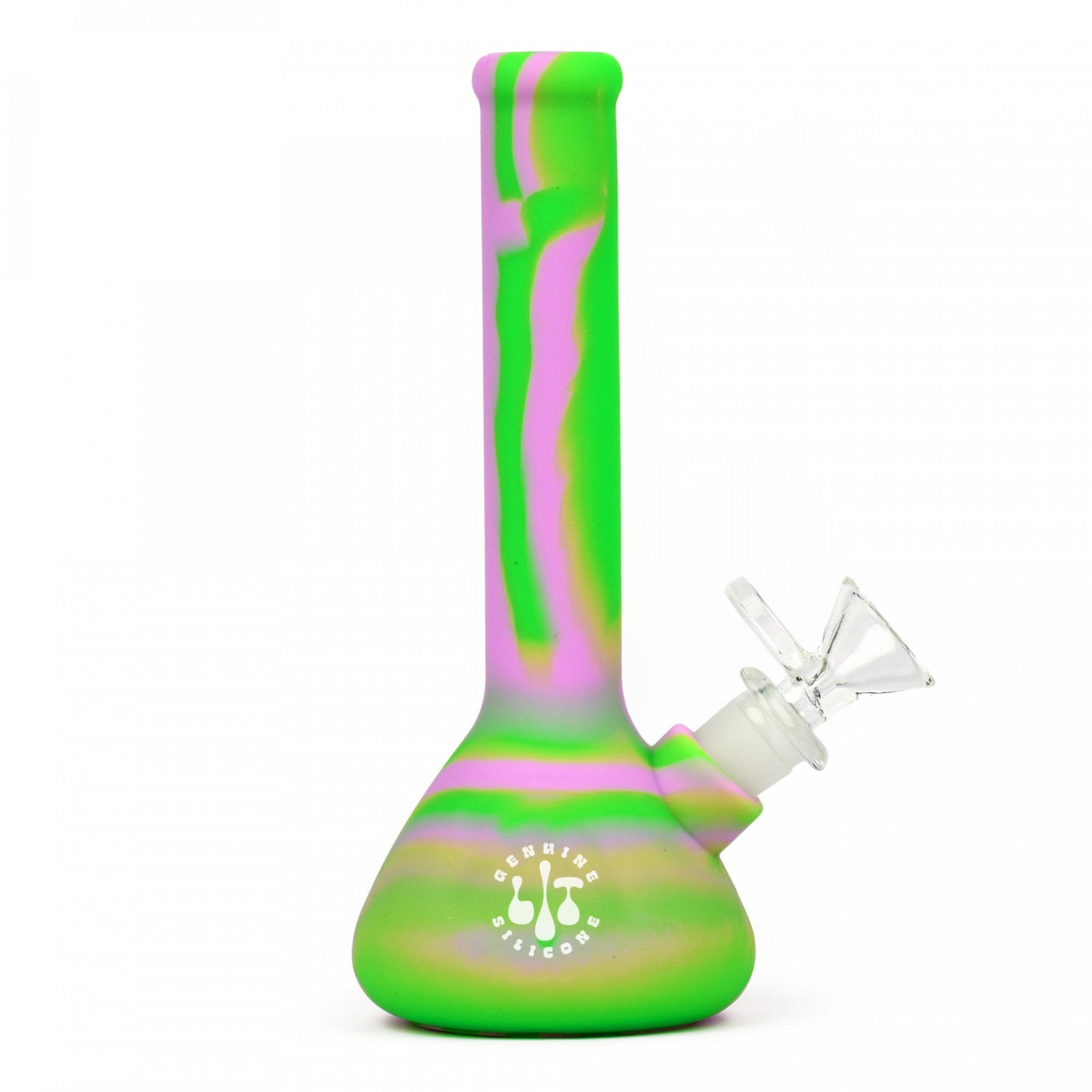 7.5" Beaker Water Pipe -LIT Silicone - SmokeTime