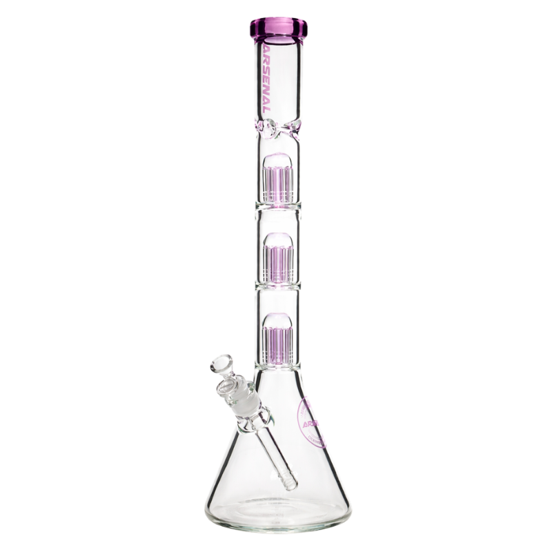 18" 7mm Arsenal Triple Chamber Perc Beaker