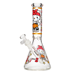 10" 4mm Arsenal Pop Kitty /  Pop Garden Beaker