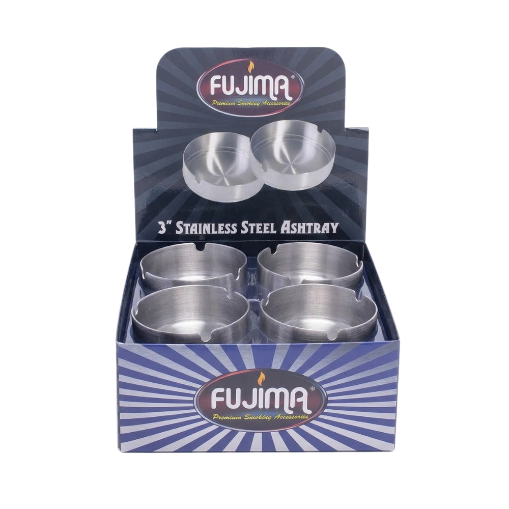 Fujima Stainless Steel Large Ashtray