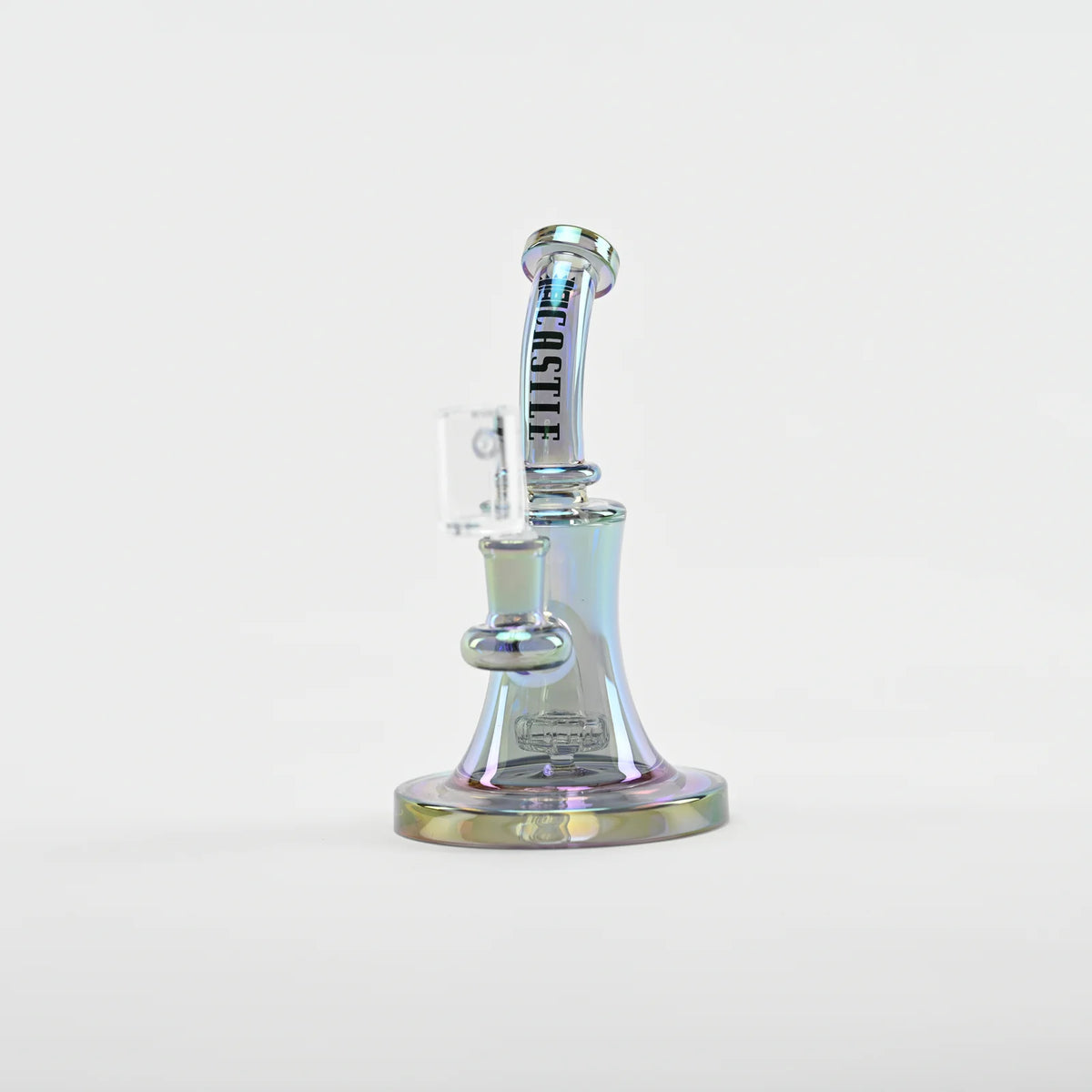 8.5" Bell Dab Rig with Quartz Banger ''Castle Glassworks''