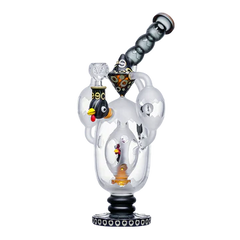 Cheech Glass 14.5" Rooster in a Bubble Recycler