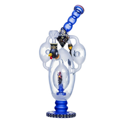 Cheech Glass 14.5" Rooster in a Bubble Recycler