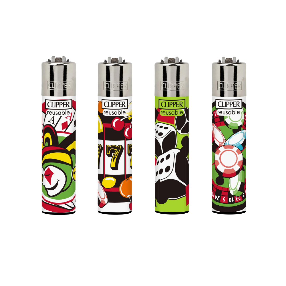 Clipper Casino Design Lighters