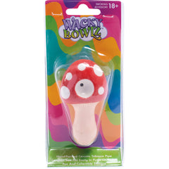 Ceramic Pipe Wacky Bowlz Mushroom 3.5"