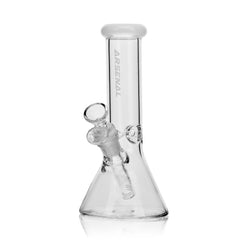 8" Arsenal Colored Rim Glass Bong