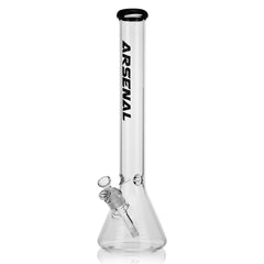 14" & 18" Arsenal Colored Rim Beaker Bong