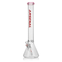 14" & 18" Arsenal Colored Rim Beaker Bong