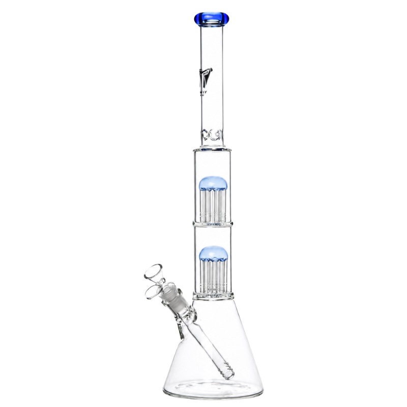 18" Titan Glass Dual Perc Beaker