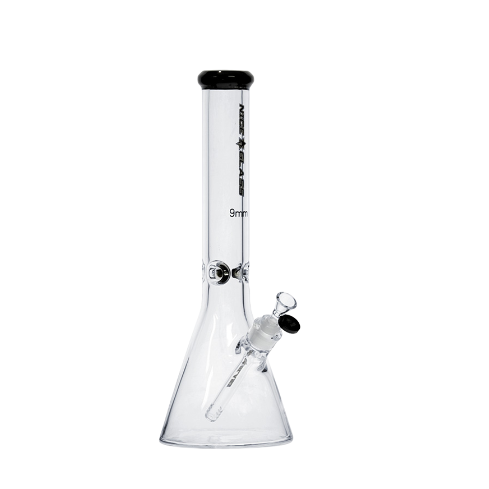 18" 9mm Nice Glass Beaker Bong