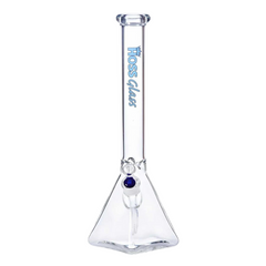 18" Hoss Glass Pyramid Base Beaker