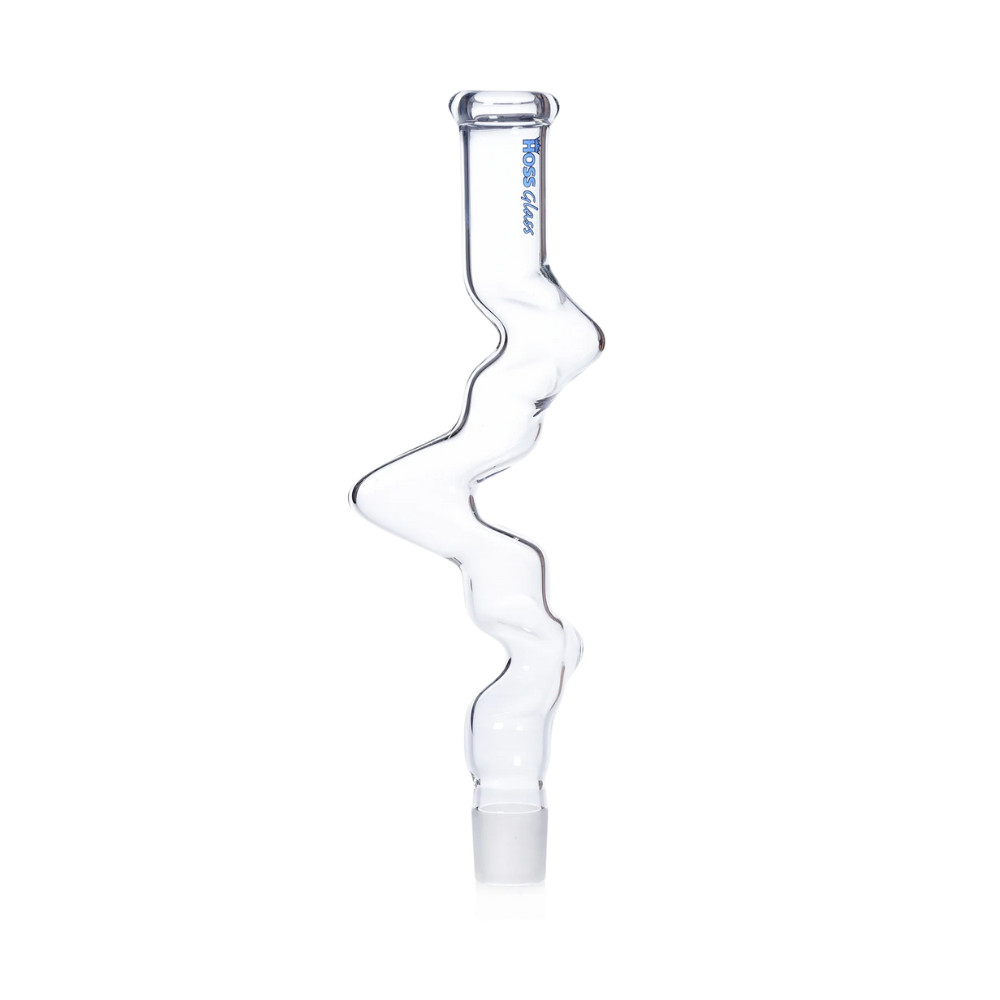 18" Hoss Glass Colored 3 Kink Top