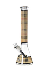 Hoss Glass Tartan Beaker (18")  (H164)