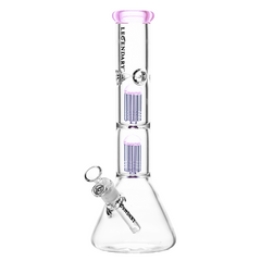 14" 9mm Legendary Double Tree Perc Beaker Bong