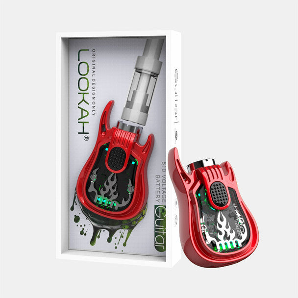 Lookah Guitar Variable Voltage 510 Vape Battery - 350MAh/Purple