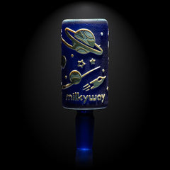 Milkyway Extraction in Color Dark Blue + Frit Long Bowl