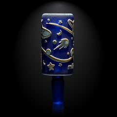 Milkyway Extraction in Color Dark Blue + Frit Long Bowl