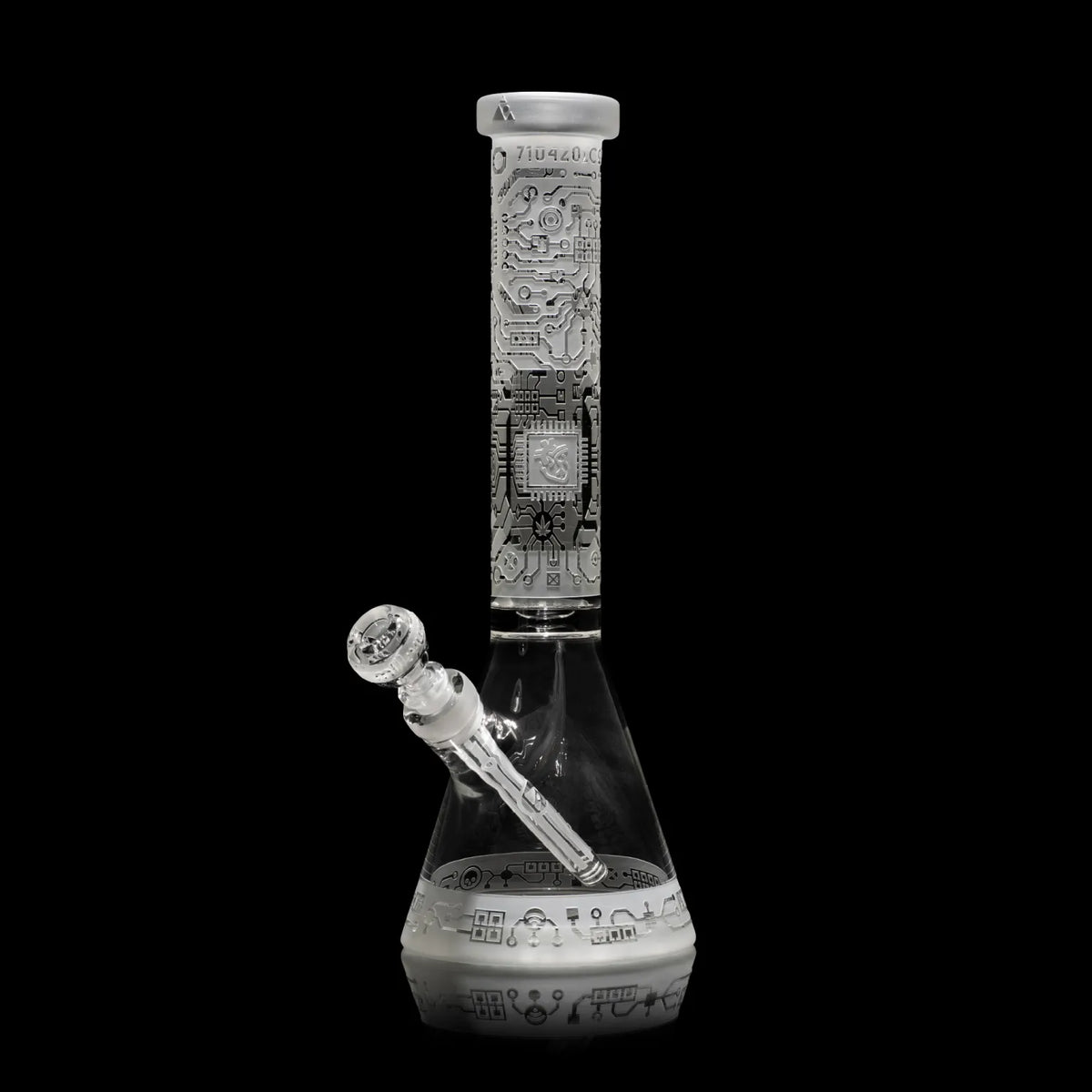 Milkyway Circuitboard 15″ Clear Beaker Bong