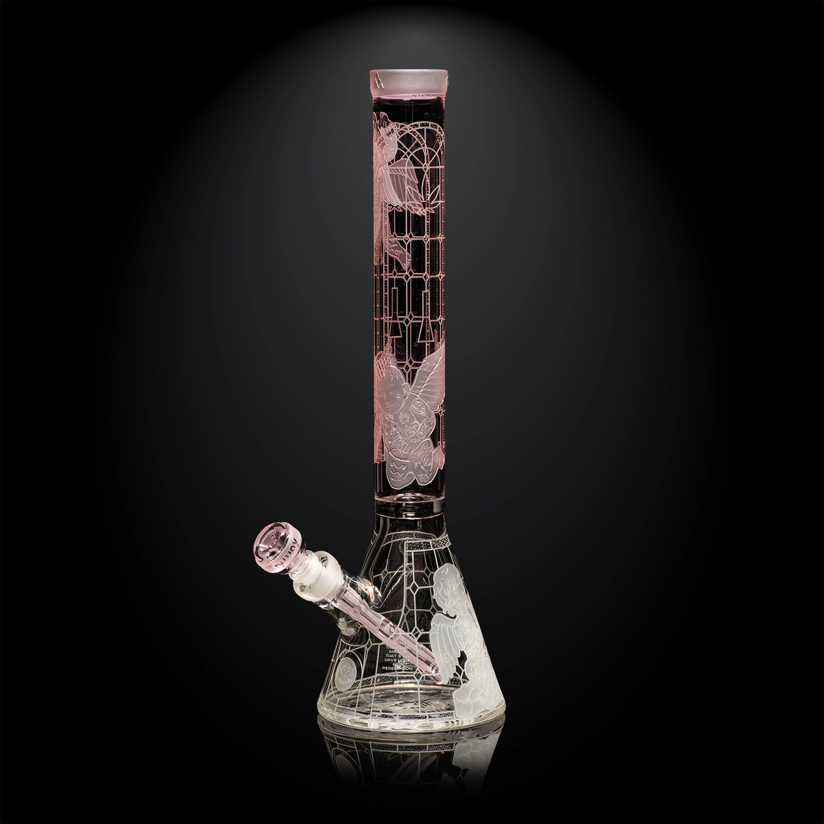 Thugz Mansion 18″ Beaker Bong MilkyWay