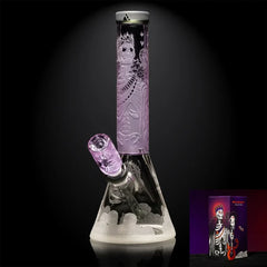 Unholy Coronation: Purple Reign Beaker Bong