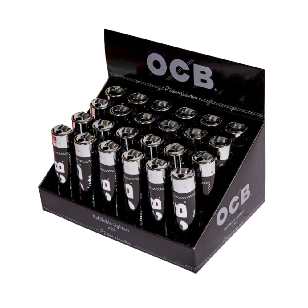 OCB Black Edition Refillable Lighters