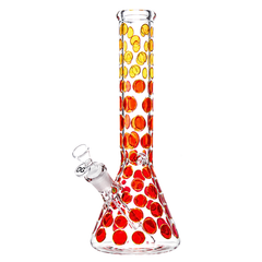14" 7mm OG Original Polka Dot Beaker