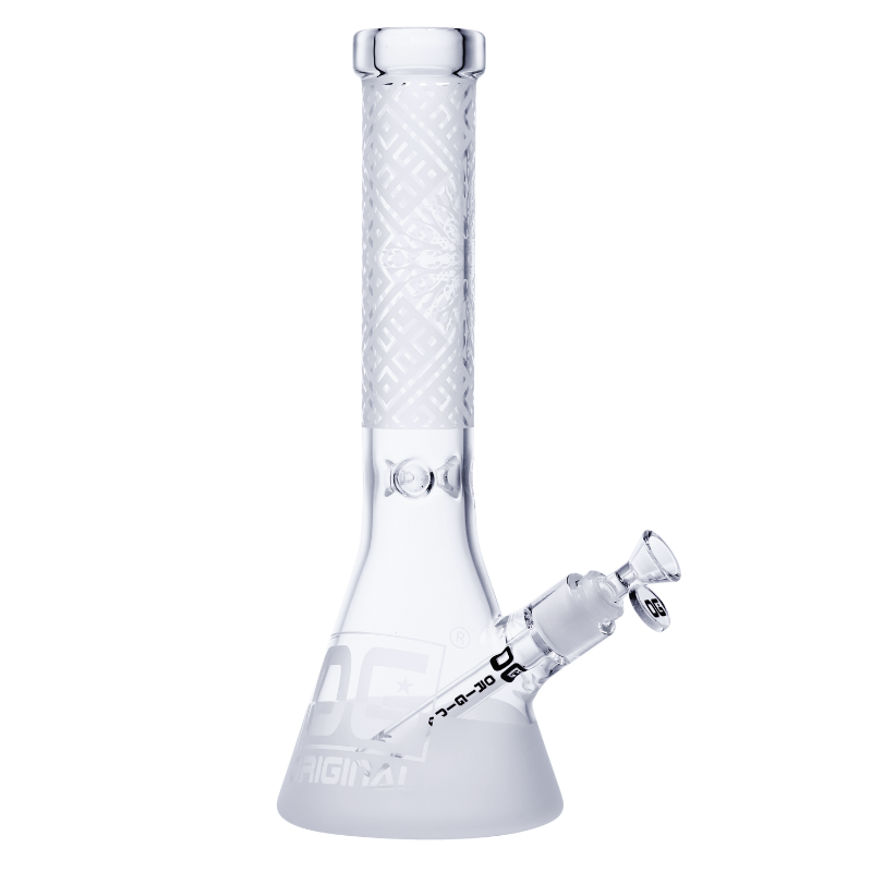 14" OG Original Frost Pattern Beaker Bong