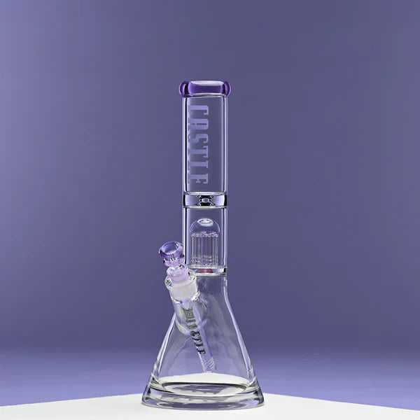 Castle 8 Arm (14″) Precision-Crafte Beaker Bong